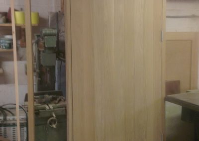 external oak door work in progress
